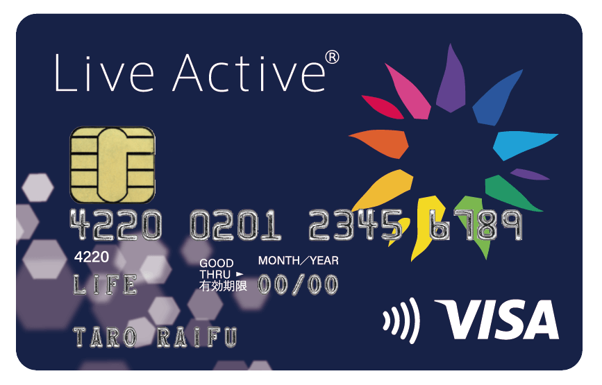 「Live Active® Visa Card」4月27日に誕生！